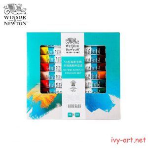 Màu Acrylic Winsor and Newton tuýp 18 màu x 10ml