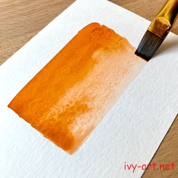 Kỹ thuật vẽ màu nước graded wash